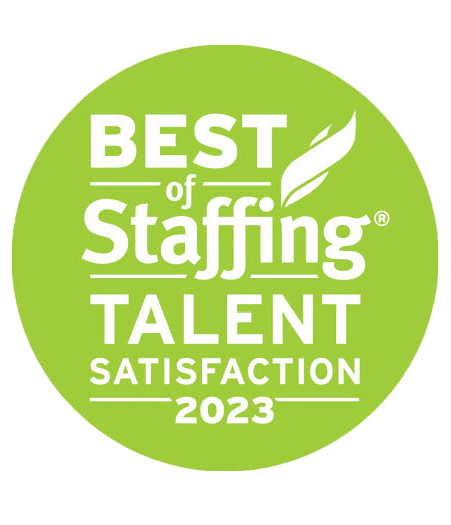 Best of Staffing Client Satisfaction 2023 Emblem awarded to Onward Search for diversity equity and inclusion