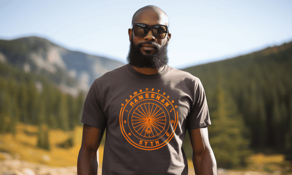 Generative AI Sample Image - T-Shirt Product Ad